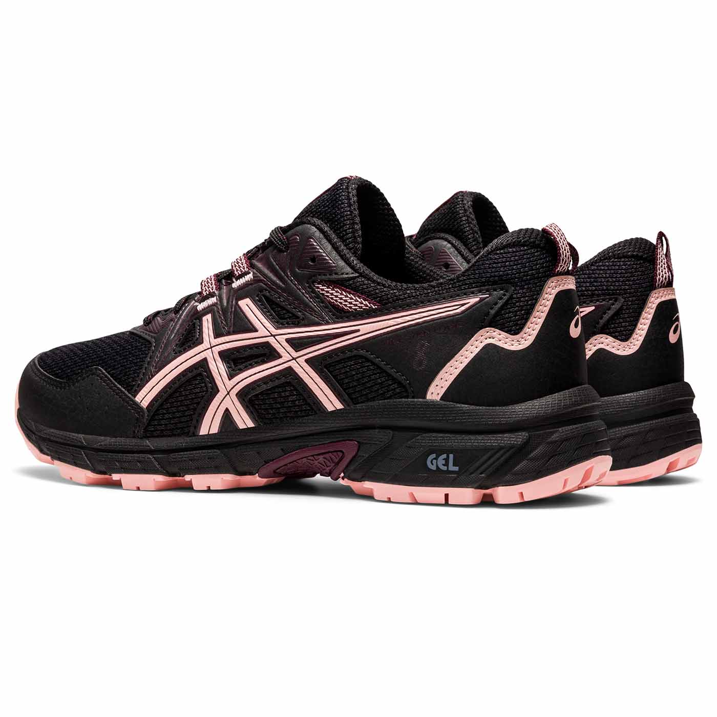 TENIS ASICS MUJER NEGRO GEL-VENTURE 8 1012A708.009 + CALCETAS DE REGALO