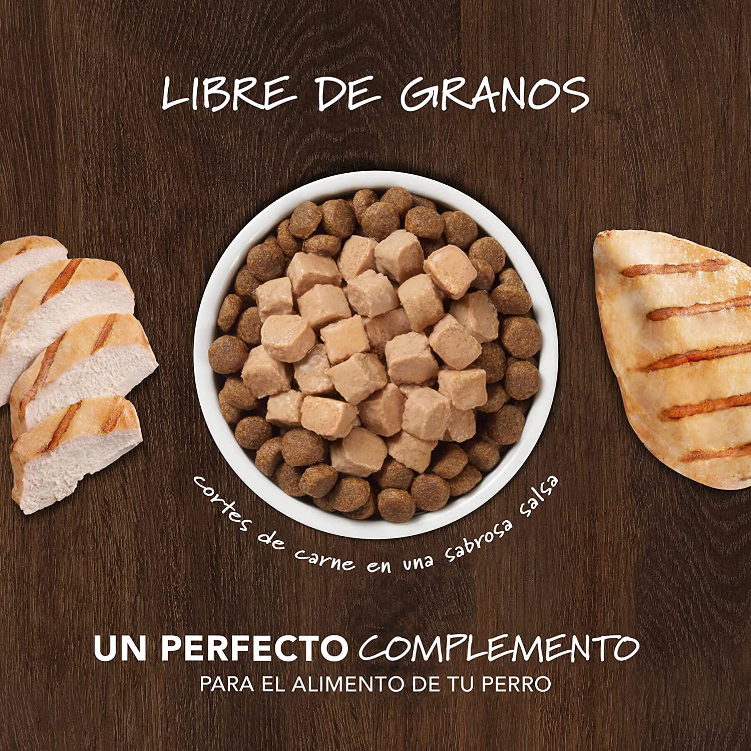 Instinct Alimento Húmedo Healthy Cravings para Perros, con Carne de Pollo 24 pack, sobres de 85 gramos c/u.