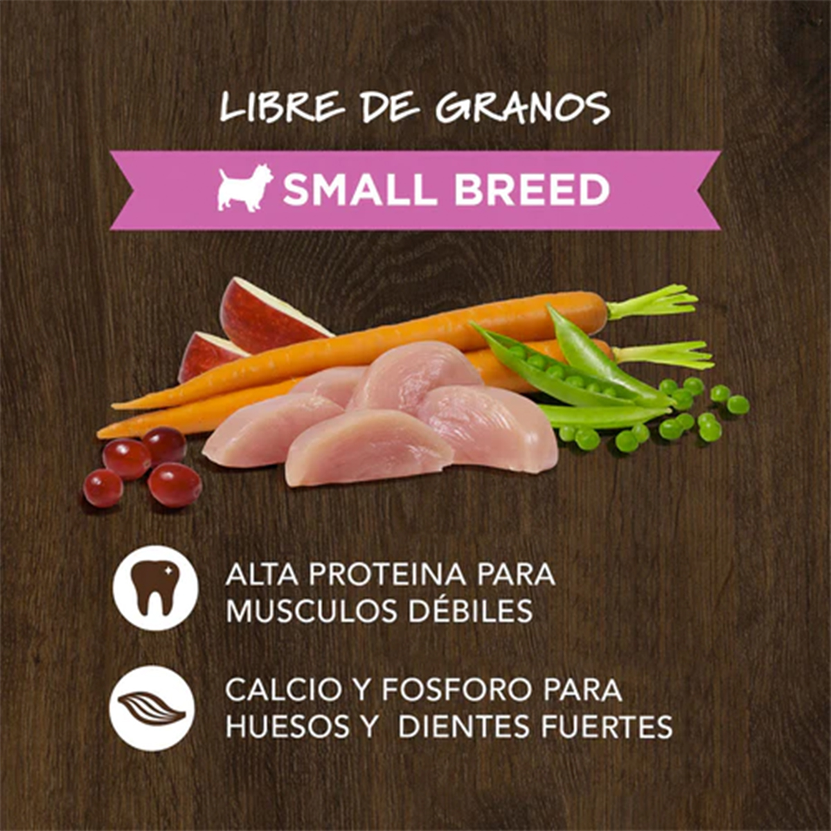 Instinct Original Alimento para Perros de Raza Pequeña con Carne de Pollo y libre de granos con croquetas recubiertas de carne cruda liofilizada 5kg