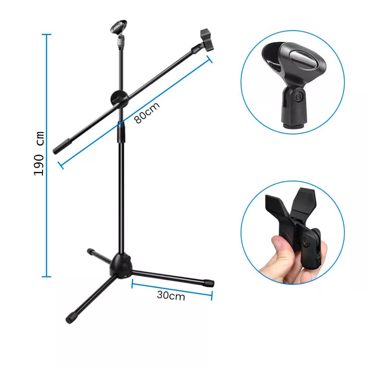 Pedestal Tripie Para Microfono