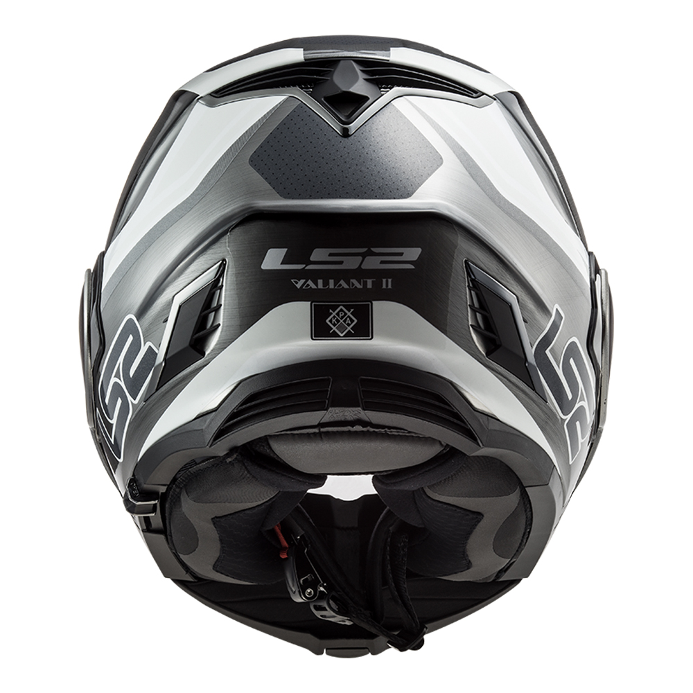 CASCO ABATIBLE LS2 VALIANT II ORBIT BLANCO TITANIUM