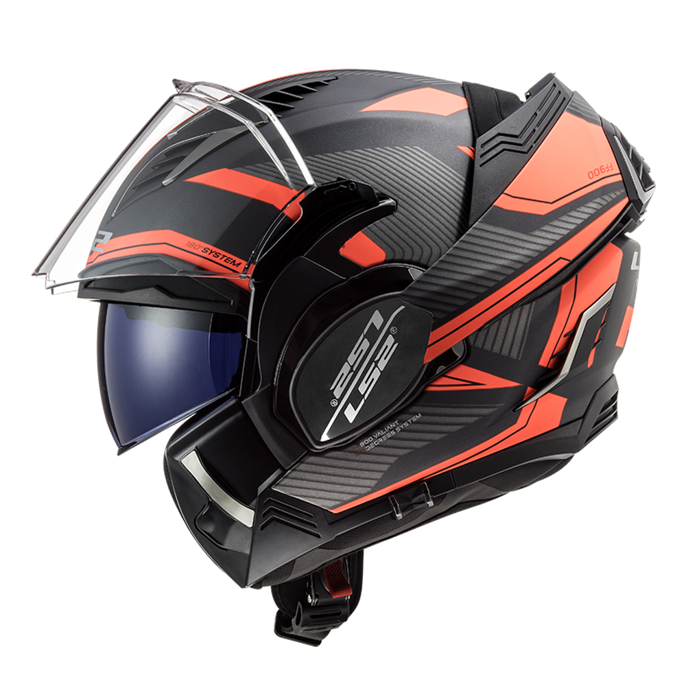 CASCO ABATIBLE LS2 VALIANT II REVO ROJO FF900