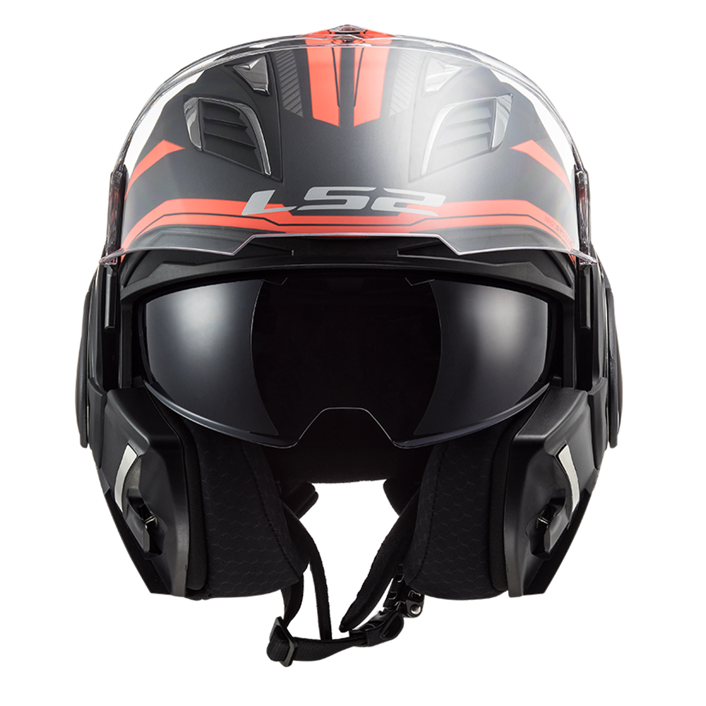 CASCO ABATIBLE LS2 VALIANT II REVO ROJO FF900