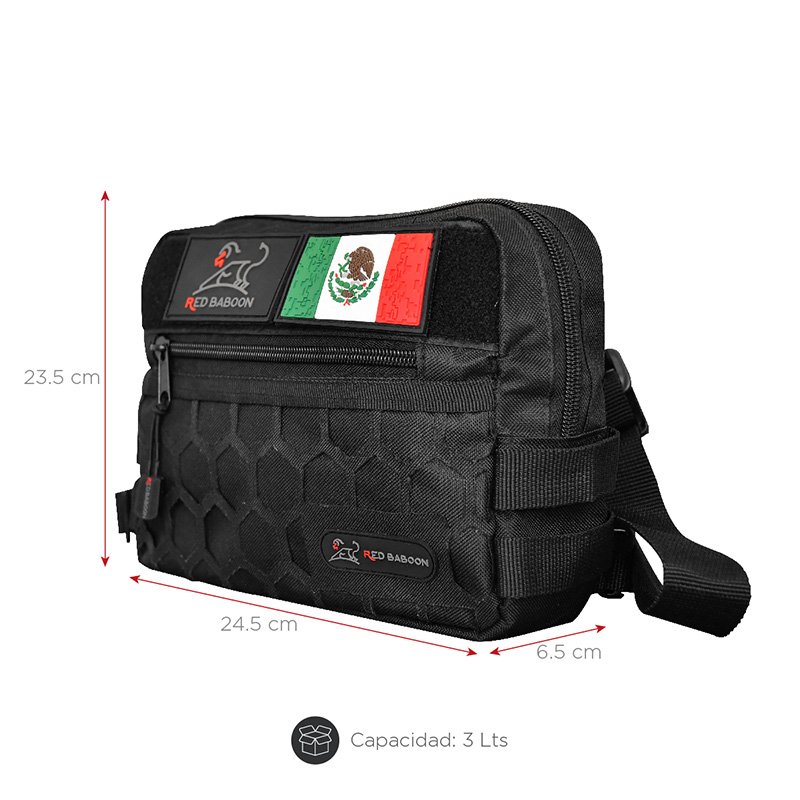 Chest Bag Red Baboon Cuad Múltiples Compartimientos Pechera Tactica para Hombre