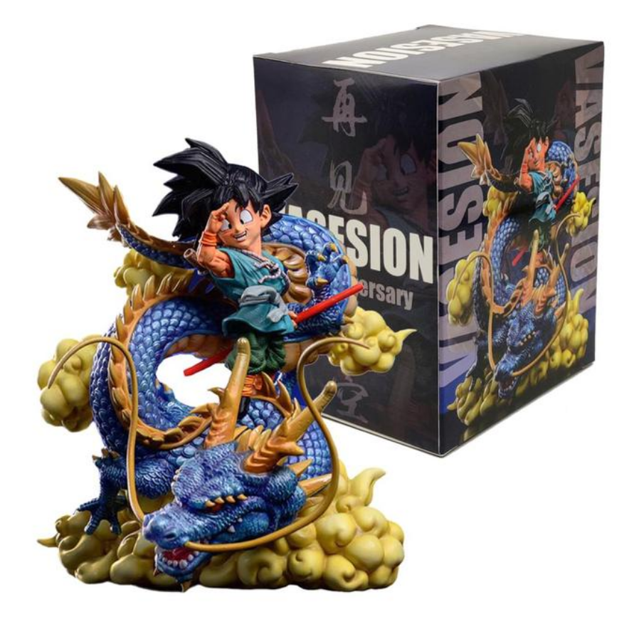 Figura Juguete Muñeco Goku Pequeño Shenlong Dragon Ball GT Con Caja