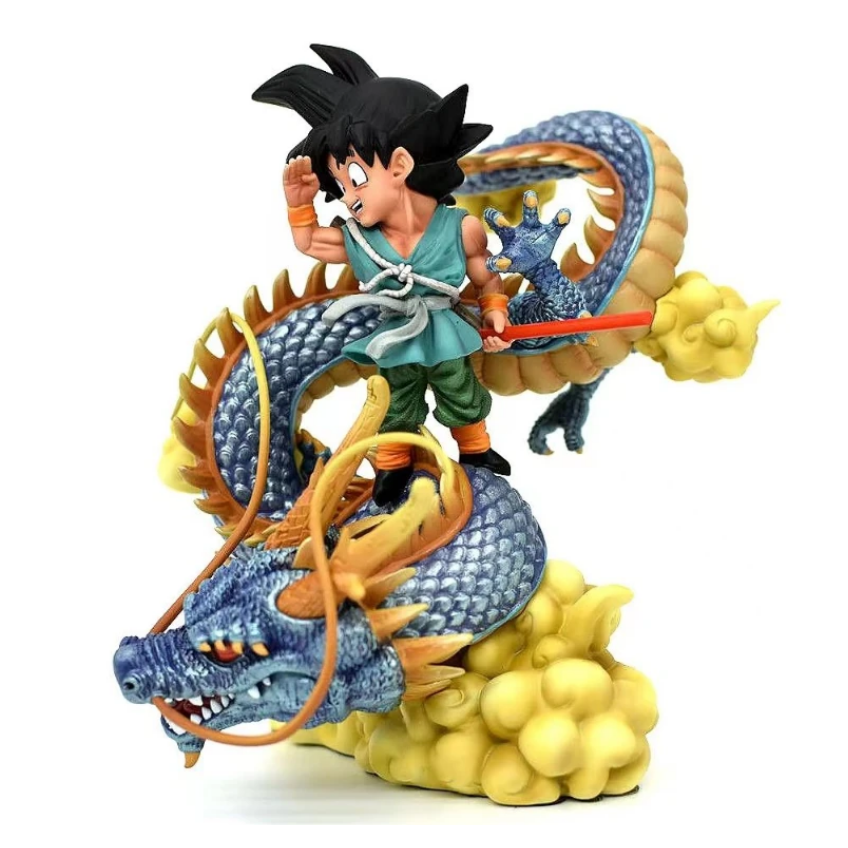 Figura Juguete Muñeco Goku Pequeño Shenlong Dragon Ball GT Con Caja