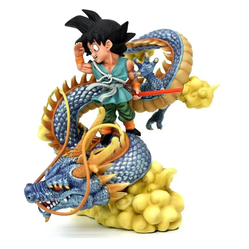 Figura Juguete Muñeco Goku Pequeño Shenlong Dragon Ball GT Con Caja