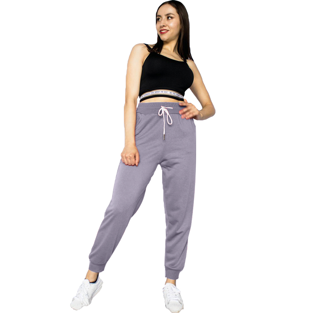 Pants Deportivo Jogger Unitalla Lila Para Mujer