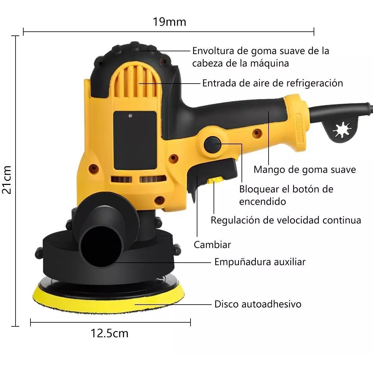Pulidora Automotriz De 14 Piezas 110v