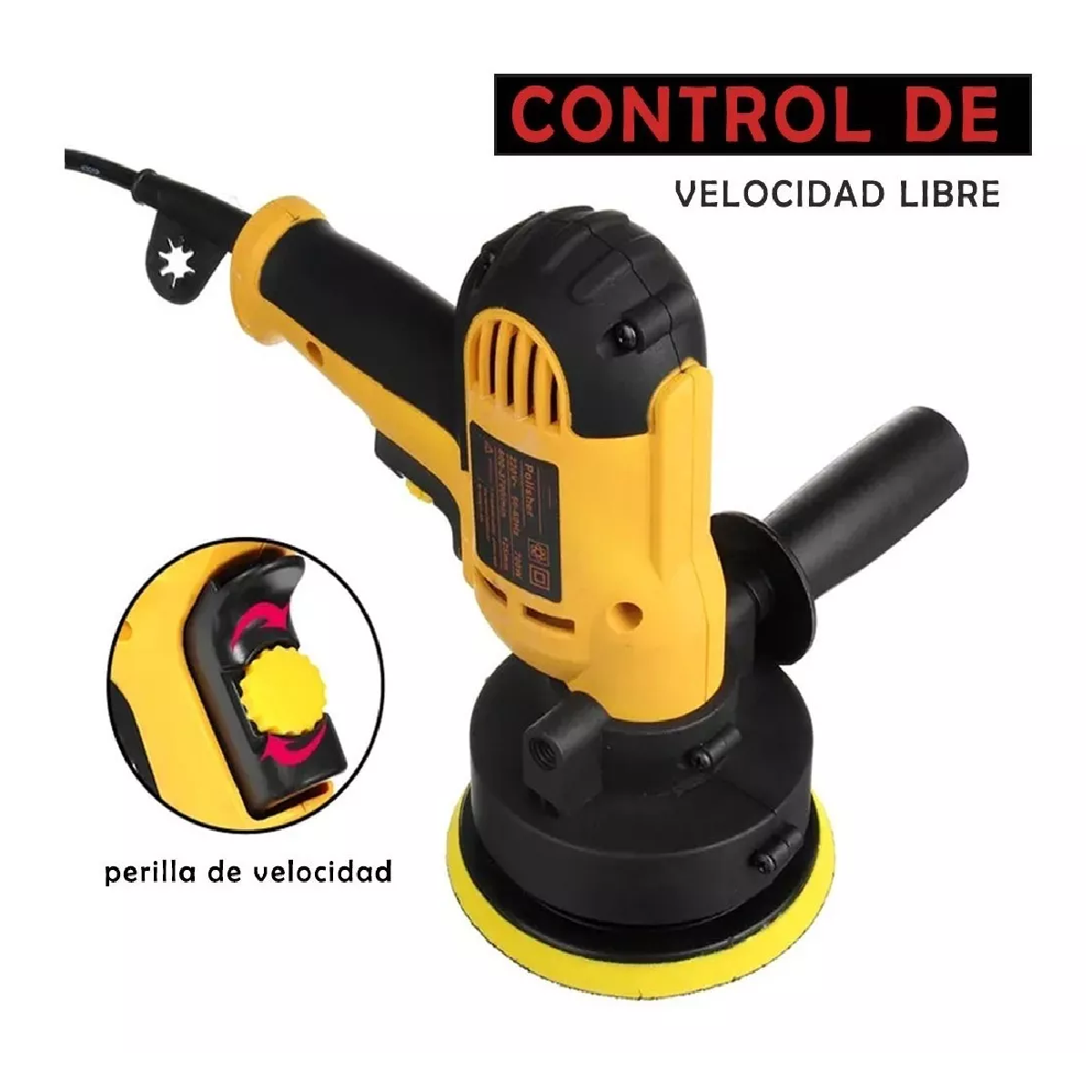 Pulidor Para Autos Lijador Herramienta Automotriz 700w 110v