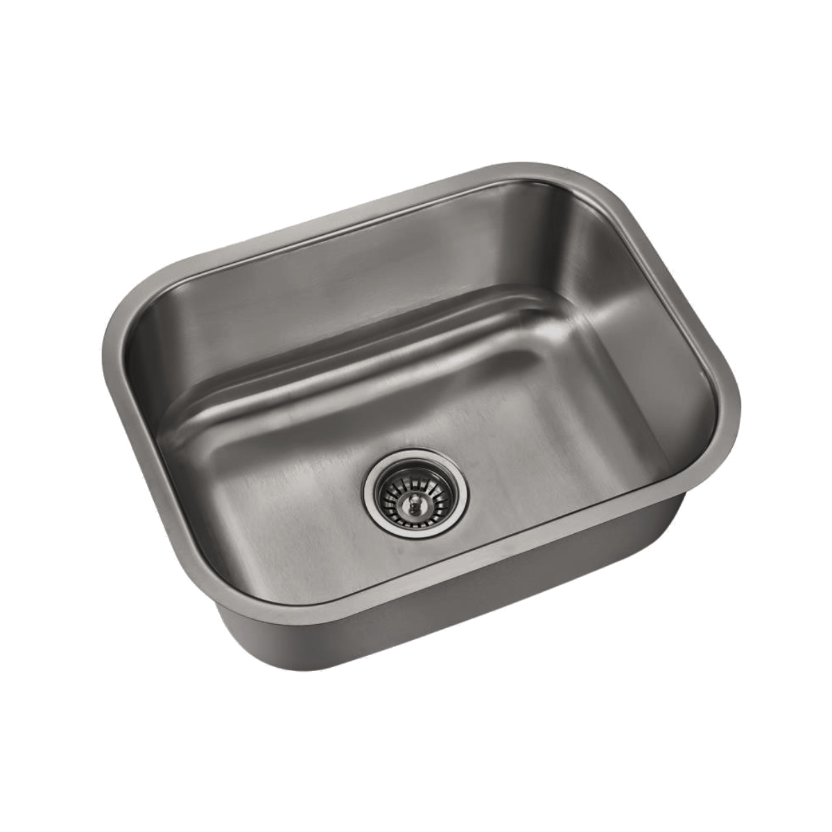 Tarja Sencilla Para Submontar Incluye Contra canasta en Acero Inox.