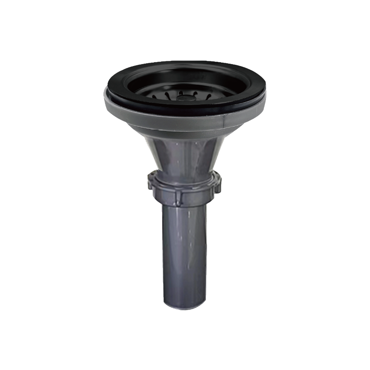 Tarja Sencilla Para Submontar Incluye Contra canasta en Acero Inox.