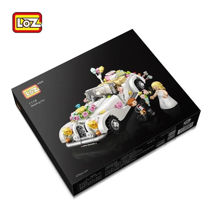 Mini Bloques Armable Coche De Bodas Juguete  Niños Loz 