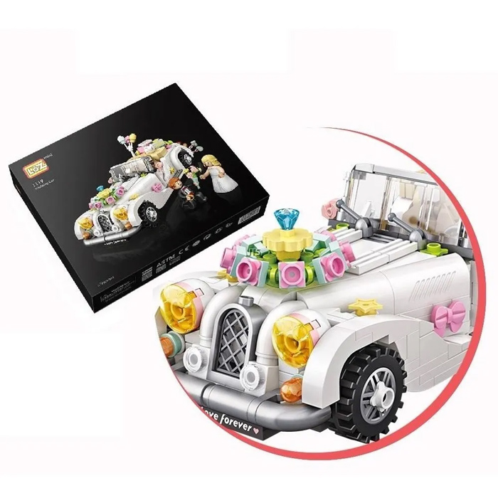 Mini Bloques Armable Coche De Bodas Juguete  Niños Loz 