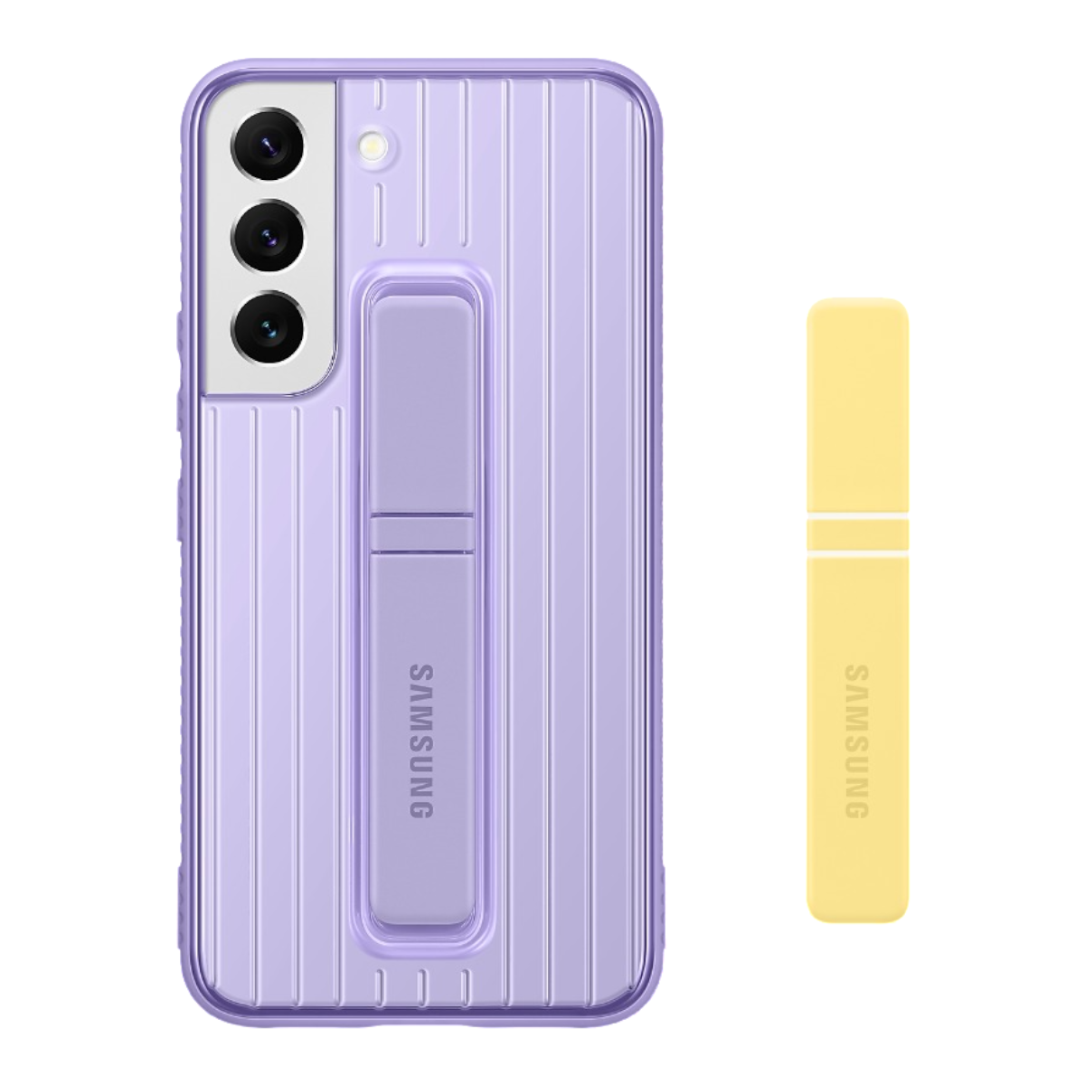 Funda Samsung Original Protective Standing para S22+ Plus Color Lavanda