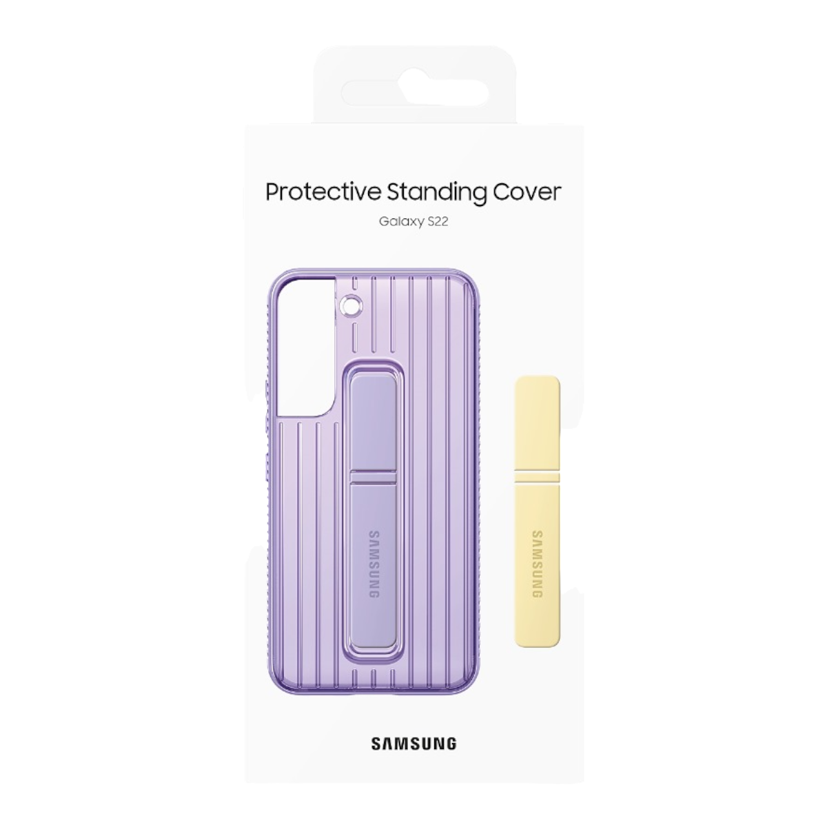 Funda Samsung Original Protective Standing para S22+ Plus Color Lavanda
