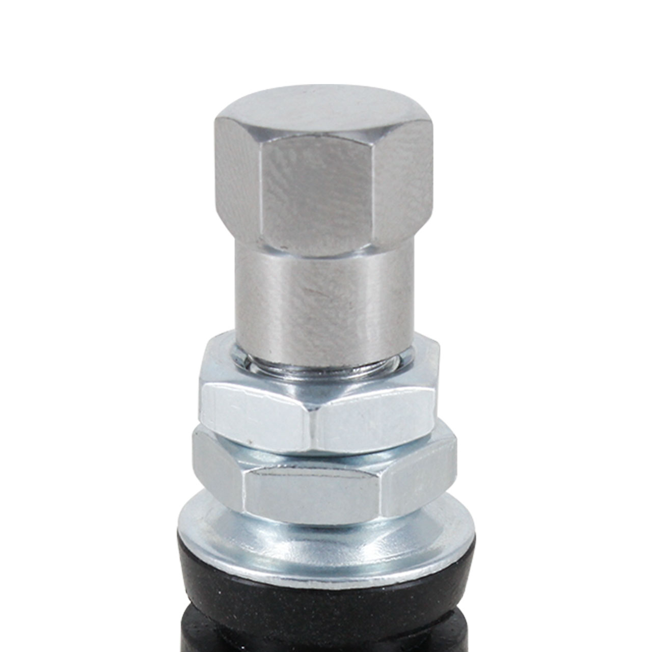 4 Valvula Sellomatica Metalica Pivote Rin Llanta Auto Moto