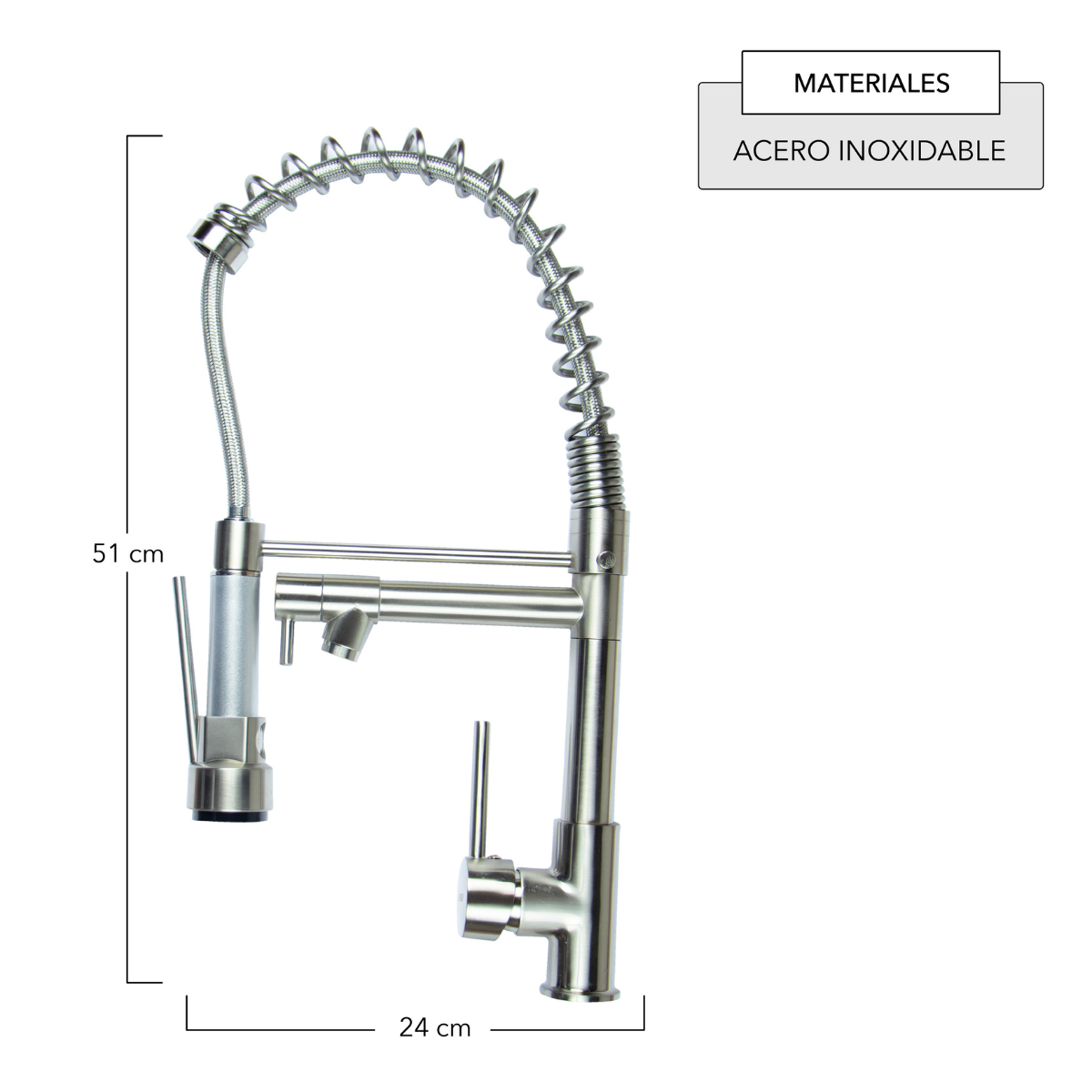 Tarja Doble de Submontar, Incluye Mezcladora y Contra Canasta.