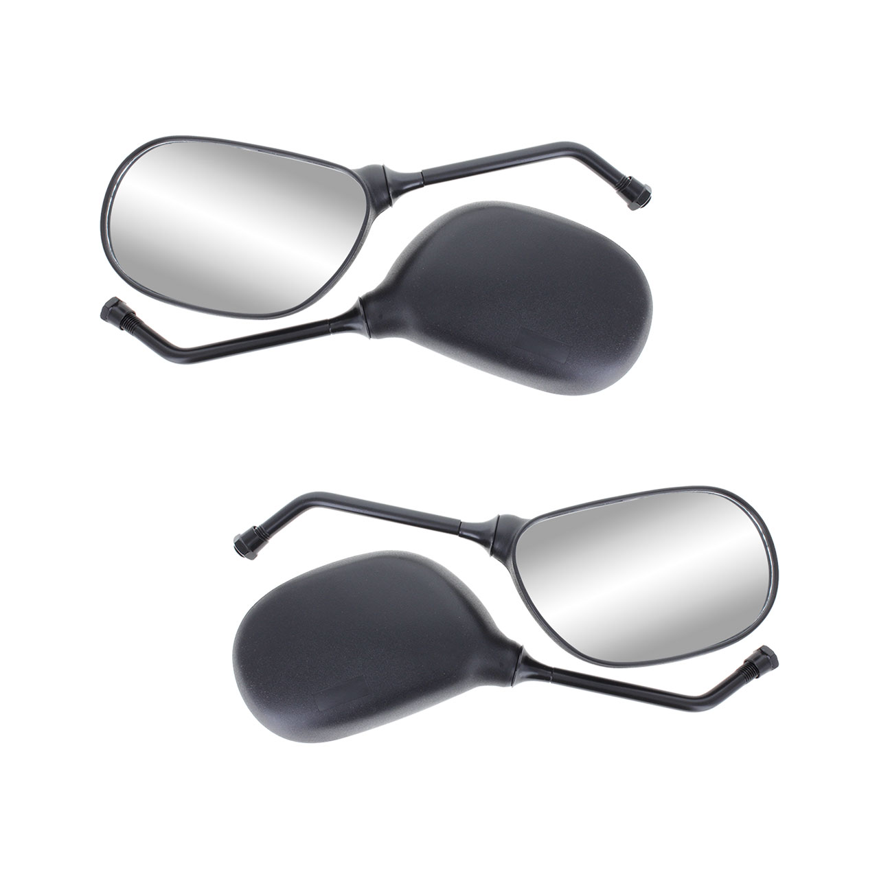 Par Espejos Retrovisores Para Moto Universales Deportivo