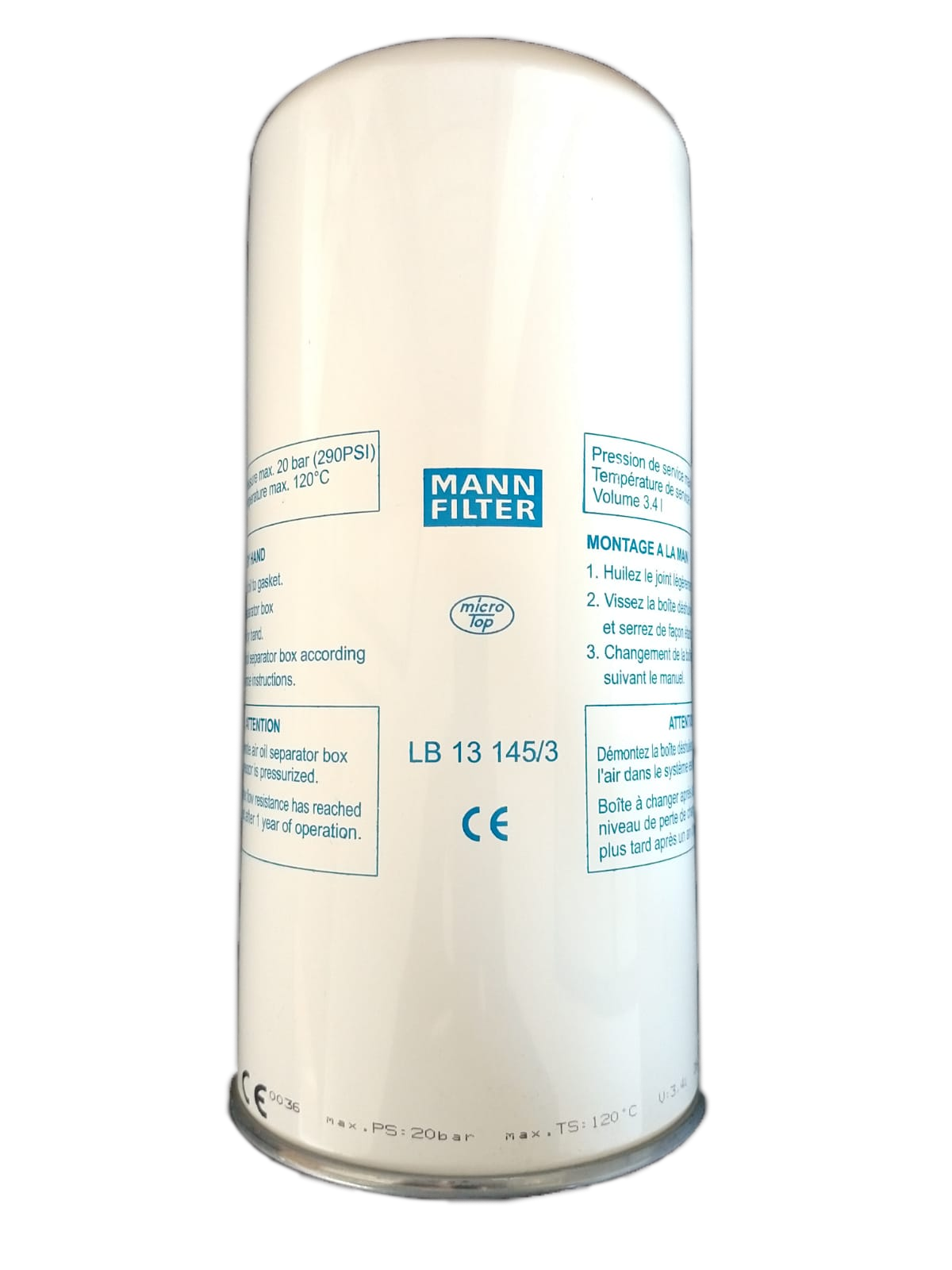 Lb13145/3 Filtro Separador Aire Aceite Lb 13145/3 As2454