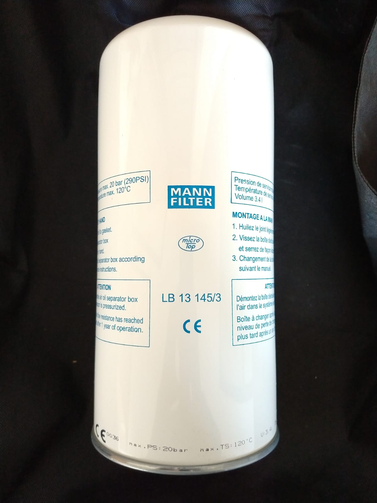 Filtro Deaceitación De Aire Comprimido Lb719/2 Mann | Envío Gratis