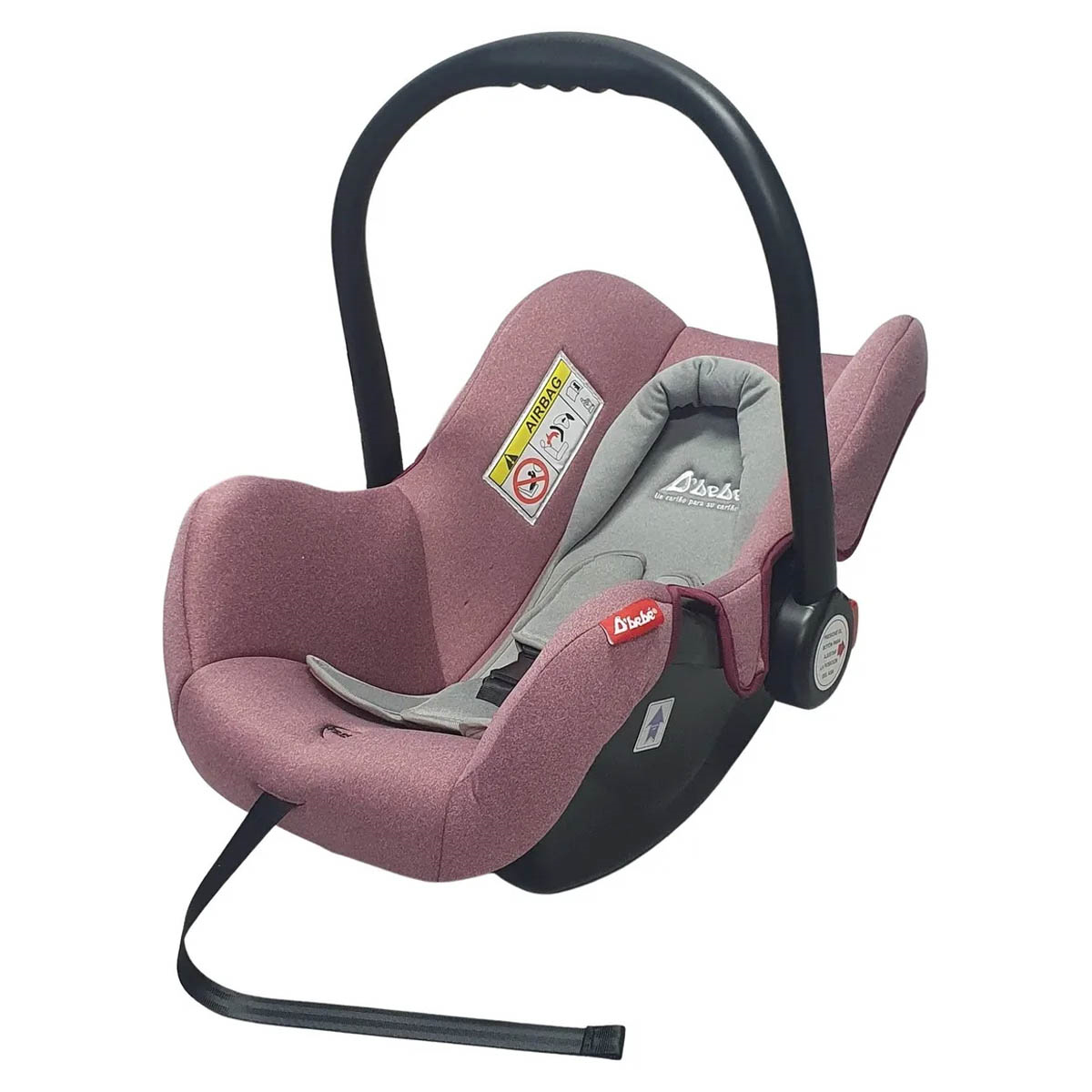 Autoasiento Portabebe 1a etapa Mai Travel Rosa D`Bebe.