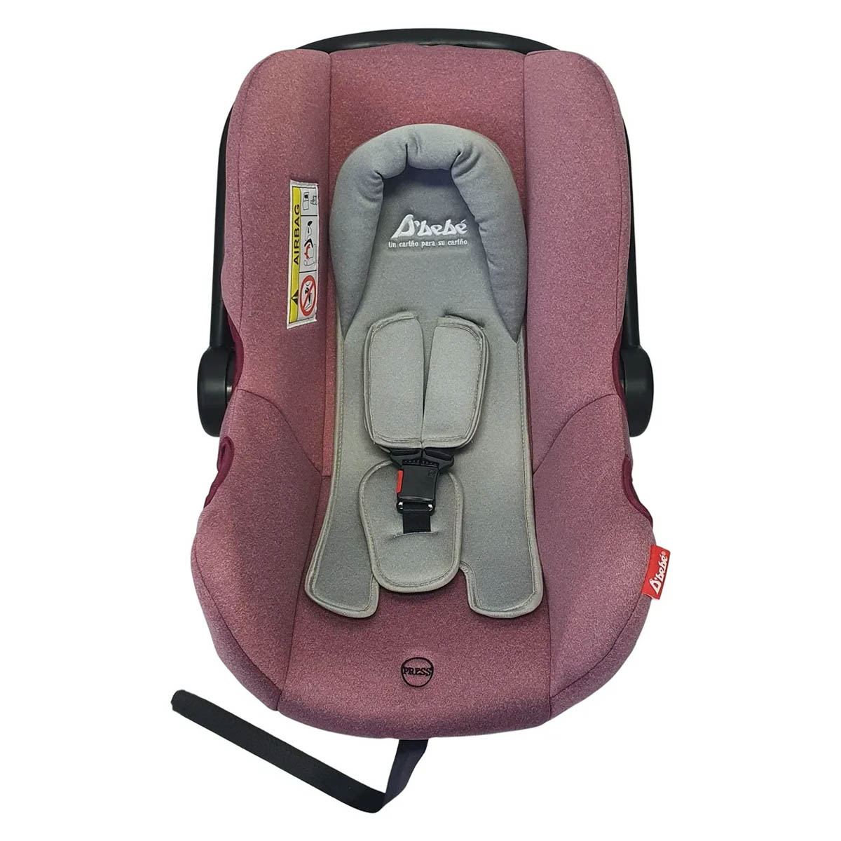 Autoasiento Portabebe 1a etapa Mai Travel Rosa D`Bebe.