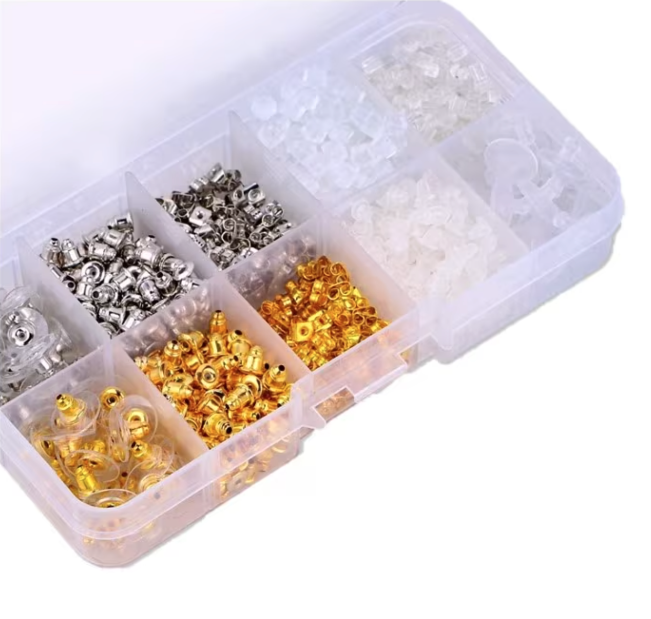 Mariposas Para Aretes Goma/metal/plástico 1040 Pcs Yalis