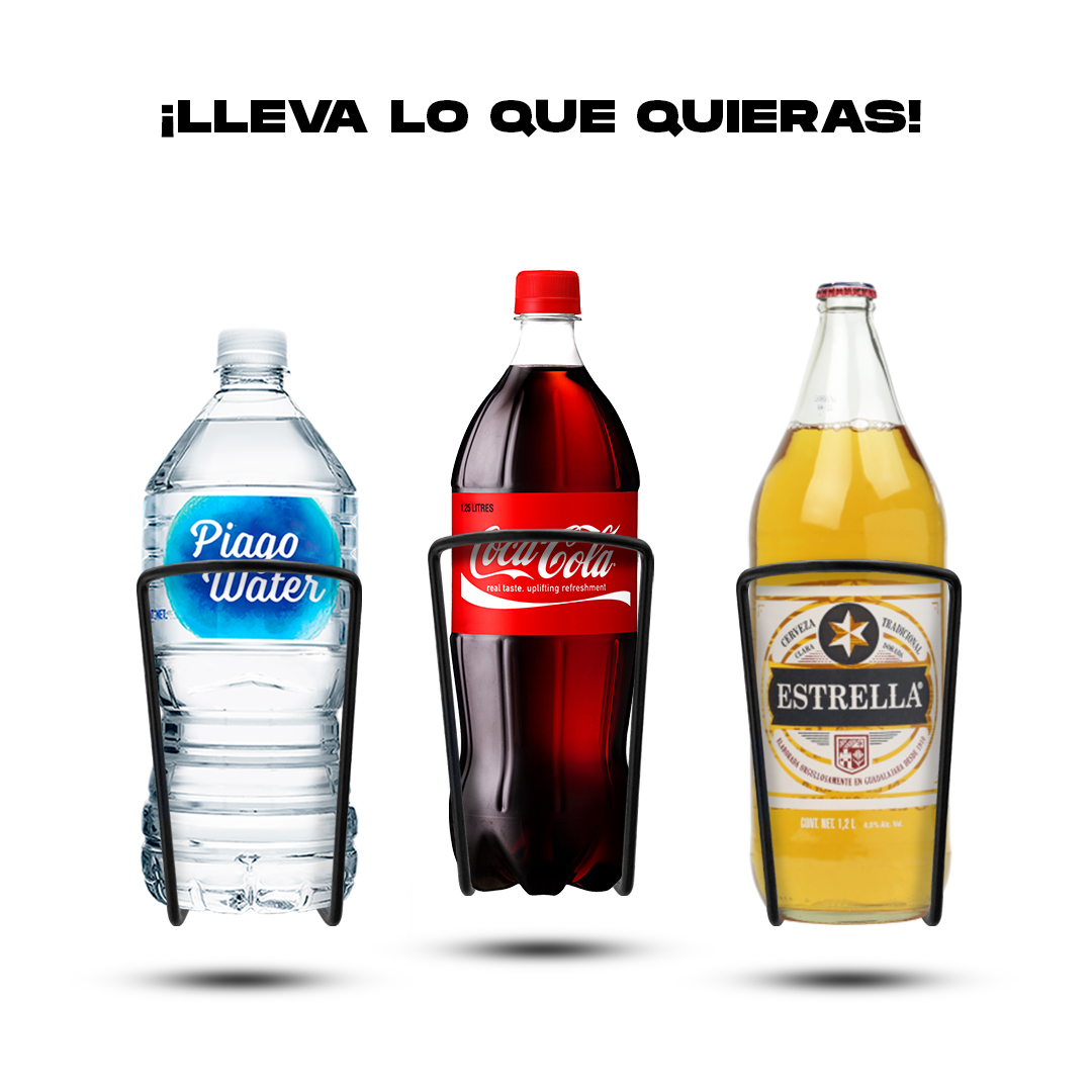 Soporte Porta Anfora Botella Bicicleta 1 Lt Universal