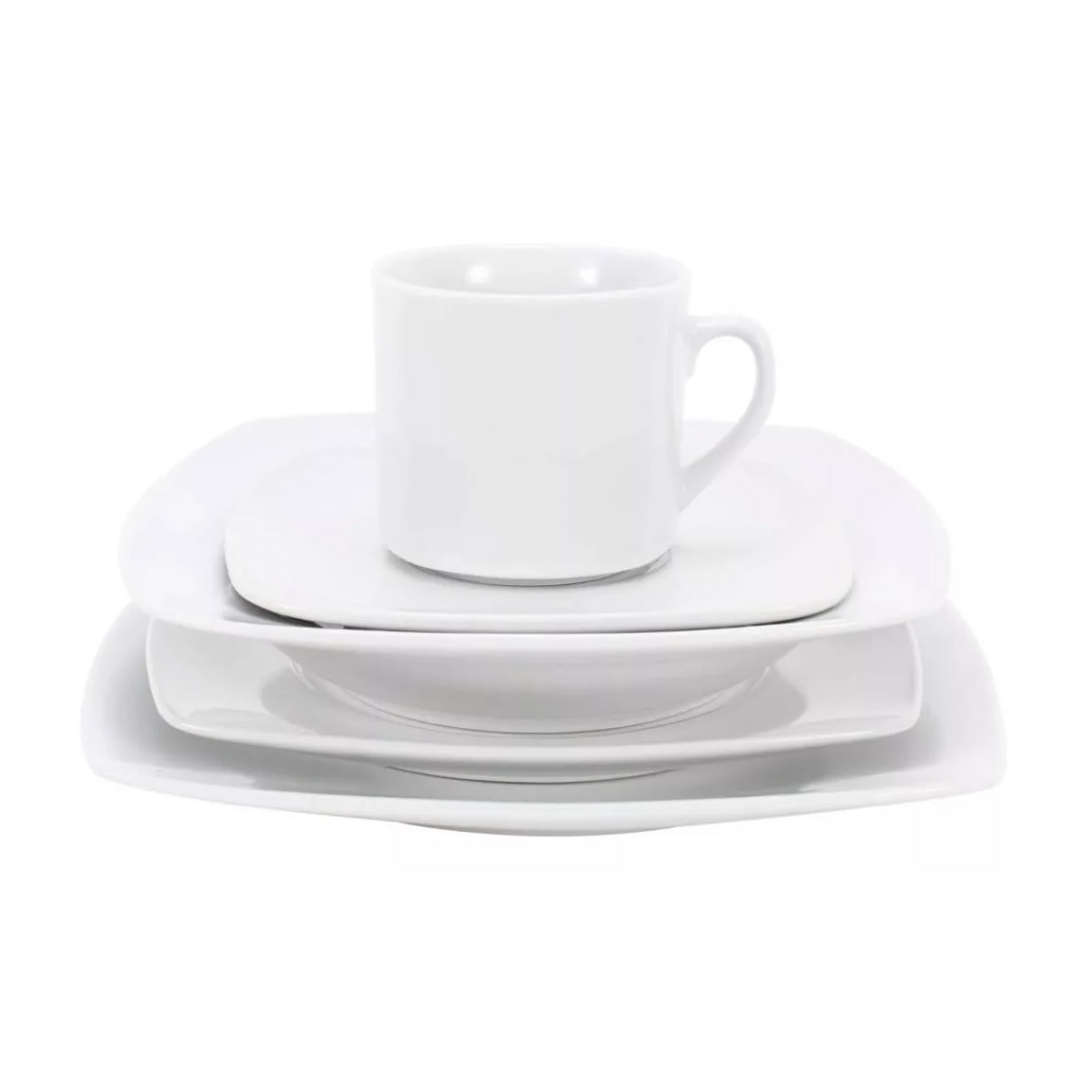Vajilla De Porcelana Crown Baccara Essenziale Para 4 Personas SMS
