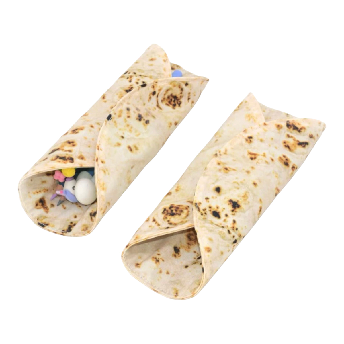 Estuche Lapicero Oficina Escolar Kawaii Tipo Tortilla Harina