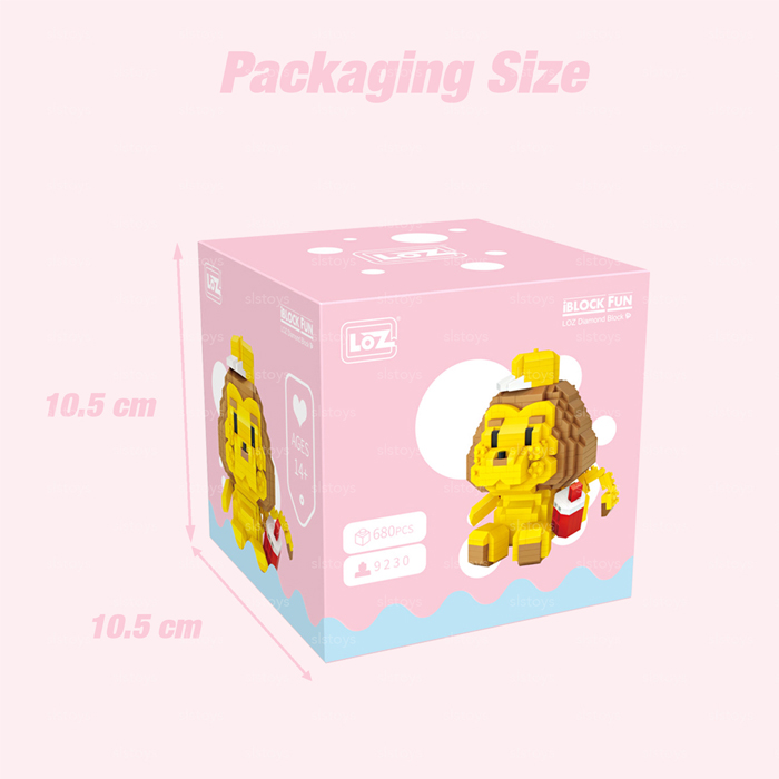 Bloques De Construcción León Juguete Loz 