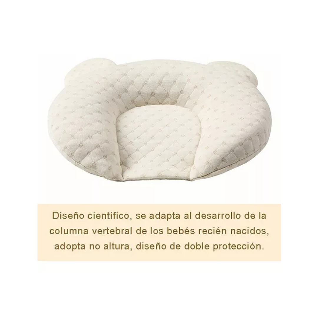 Almohadas Para Bebé Almohada De Peluche Cabeza Plana Latex
