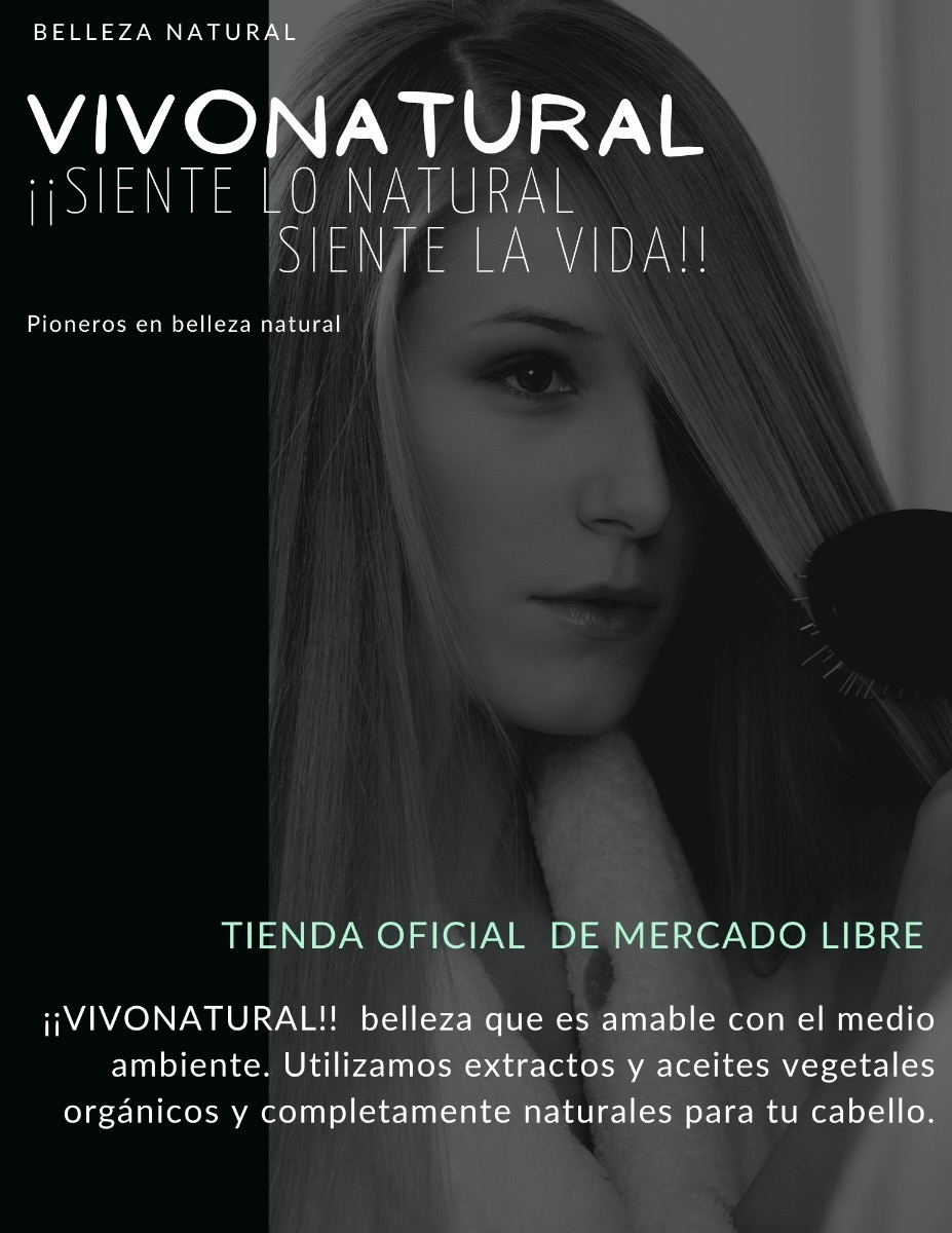 Keratina Alaciante Con Extractos Naturales, Vivo Natural.