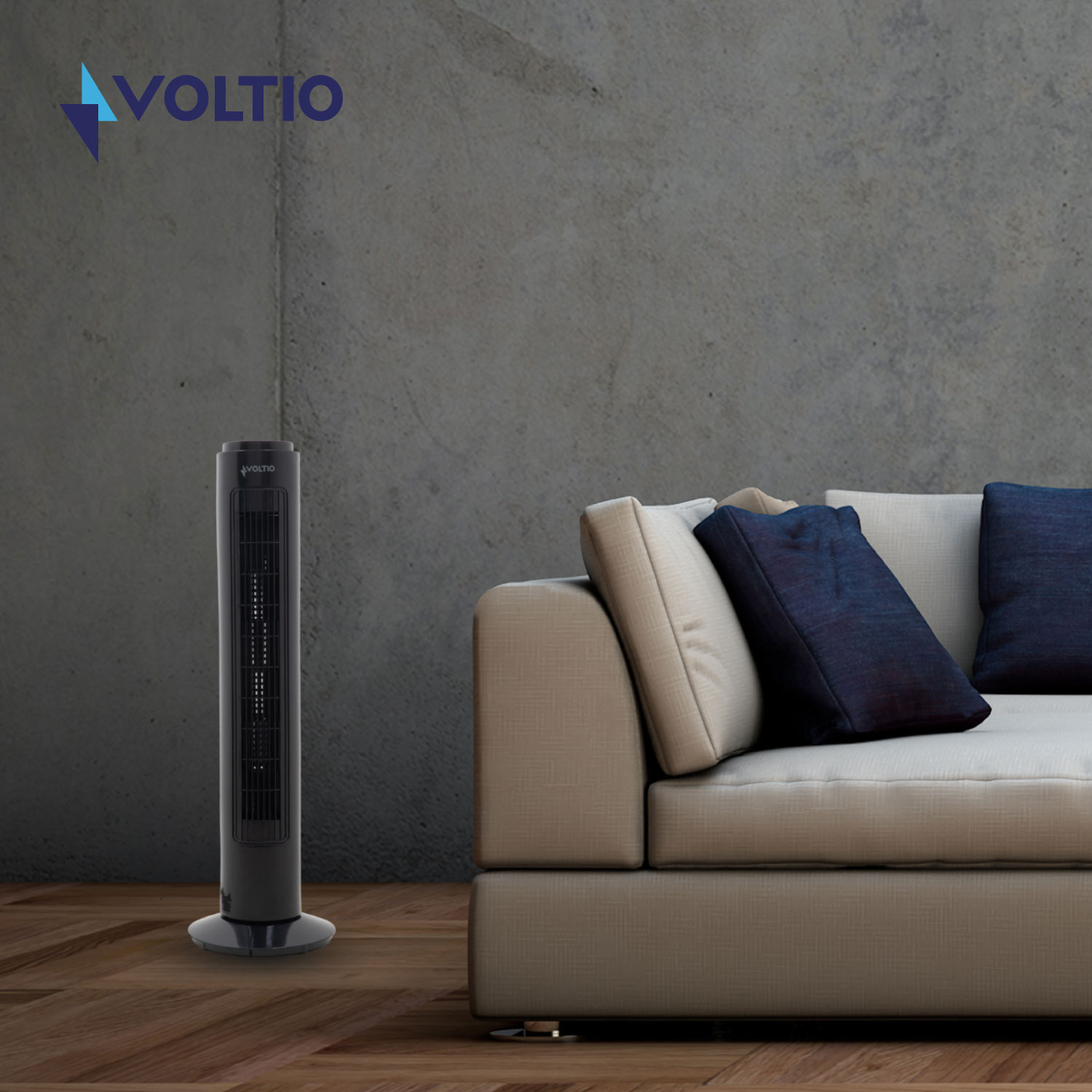 Ventilador de torre 29 pulgadas silencioso giratorio Voltio 