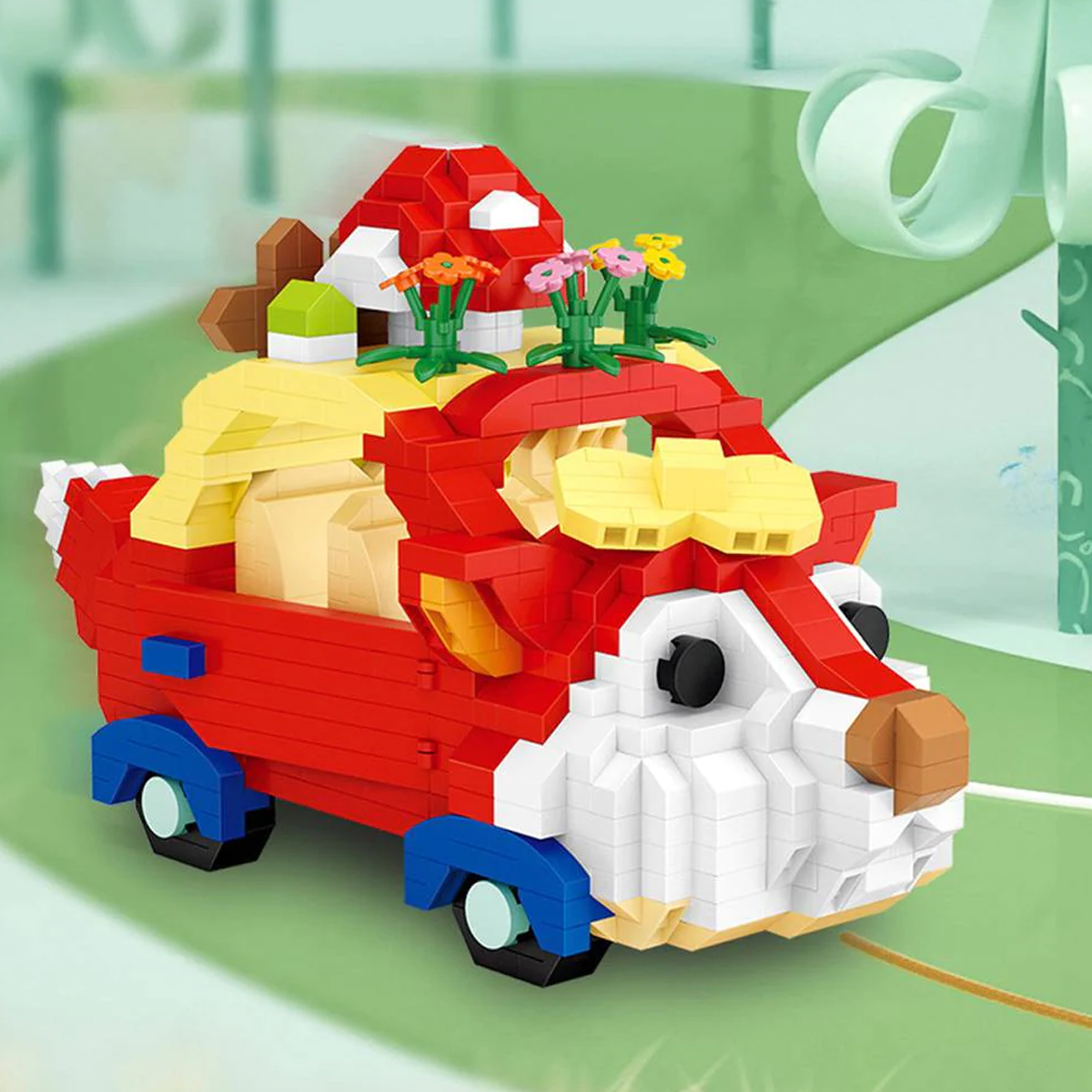 Mini Bloques De Construcción Diseño Coche Zorro Loz Juguete