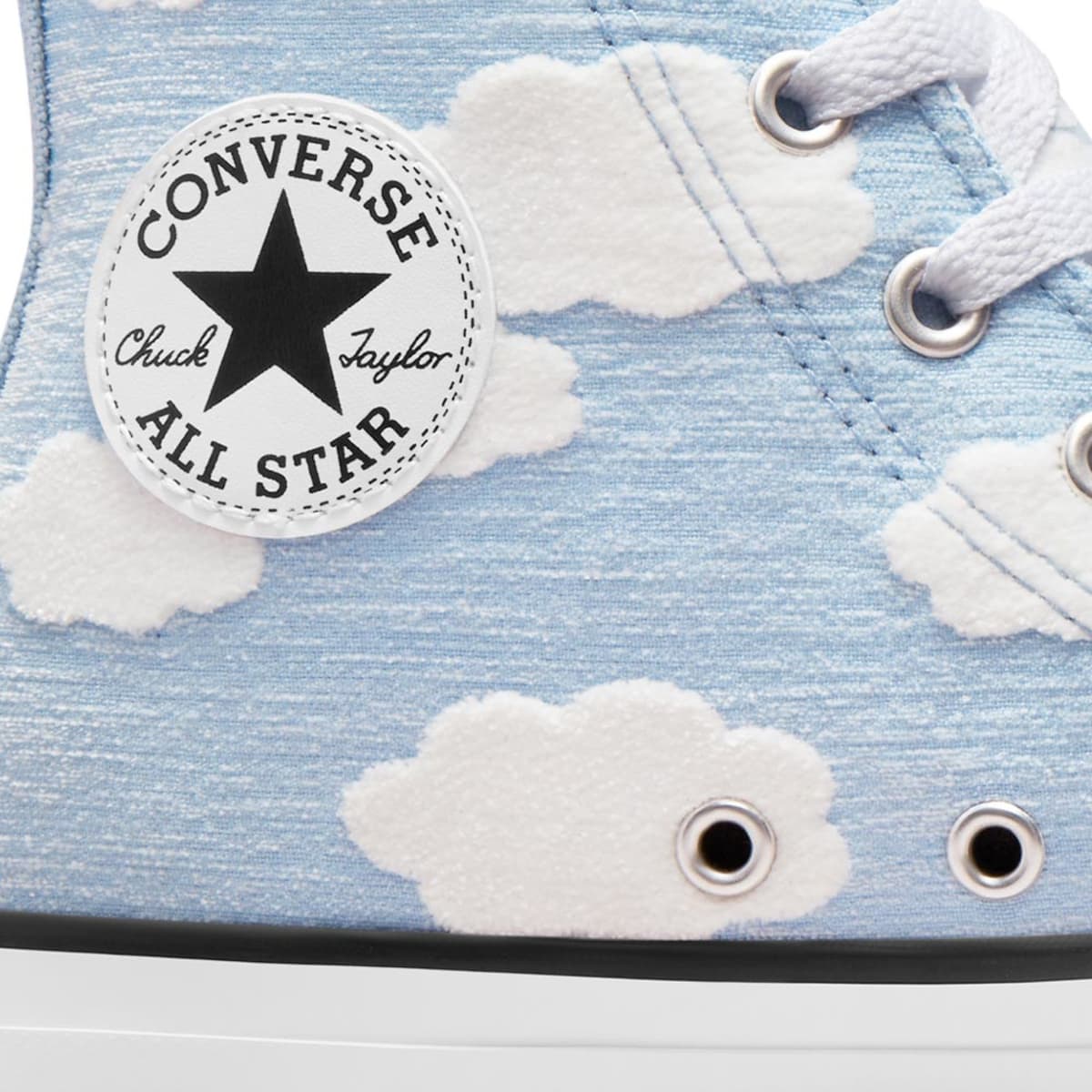 Tenis casual Chuck Taylor Classic de Converse para niña, color azul cielo, mod. 1090544