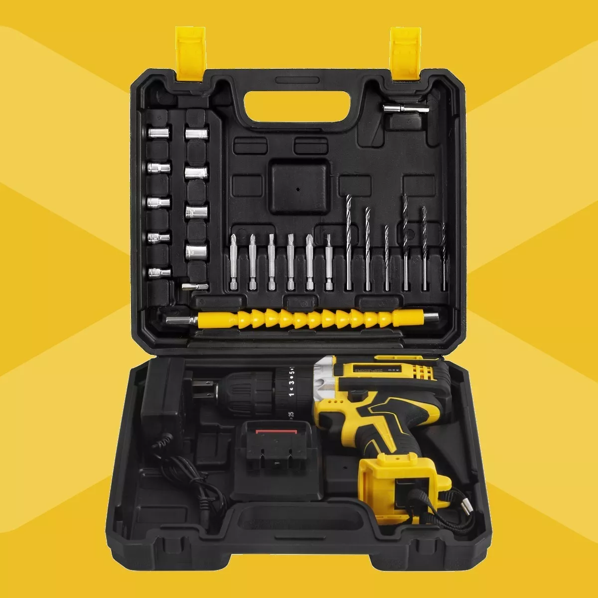 Taladro De Impacto Inalámbrico Con Batería De Litio