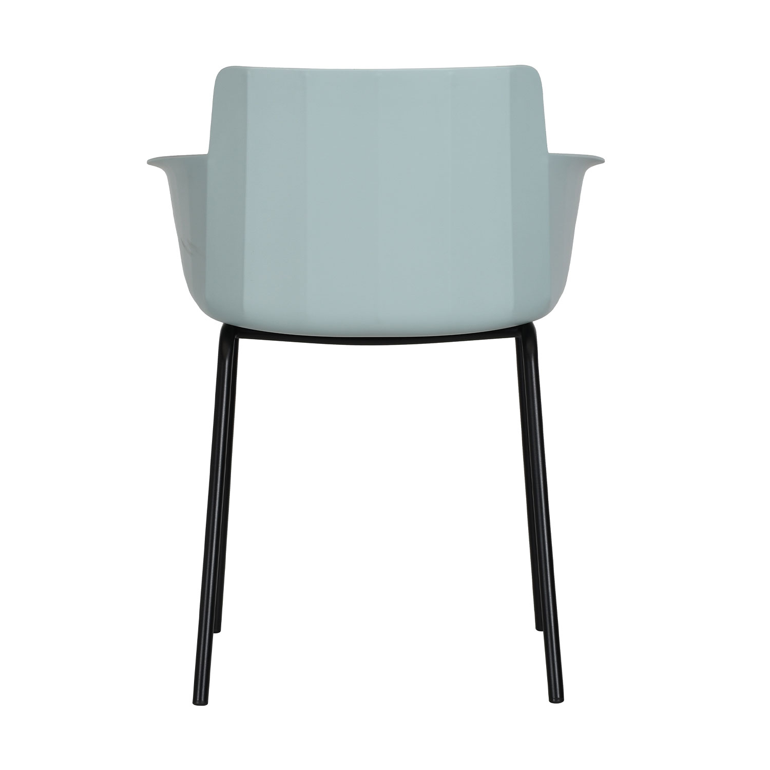 Set 4 Sillas Minimalista Exterior Potenza Turquesa Mundo In