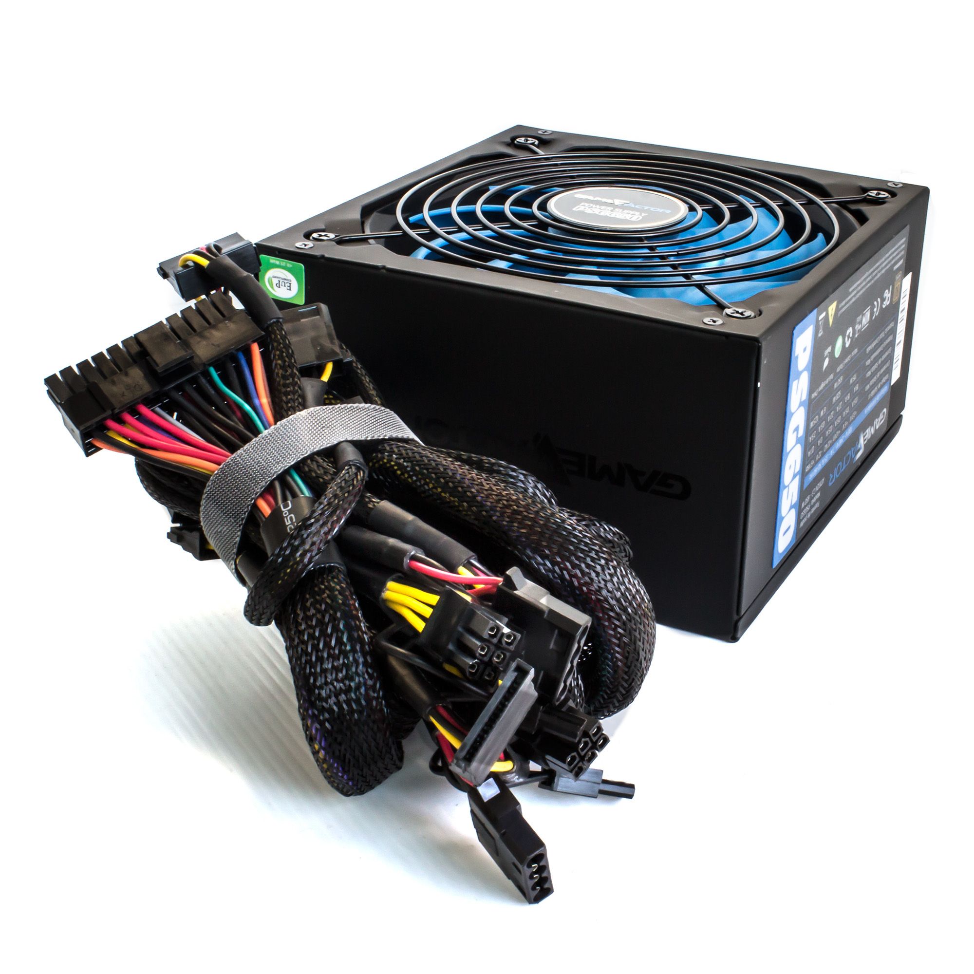 Fuente de Poder GAME FACTOR 650 Watts ATX Certificacion 80 Plus Bronze