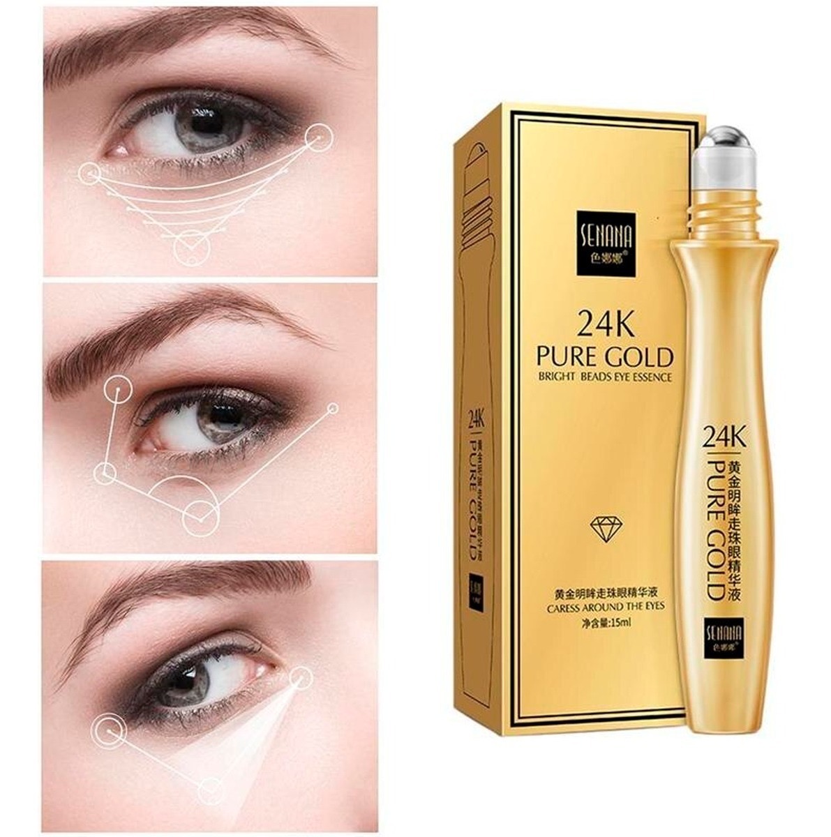 Colageno 24k Gold Acido Hialuroinico Arrugas Ojeras Full