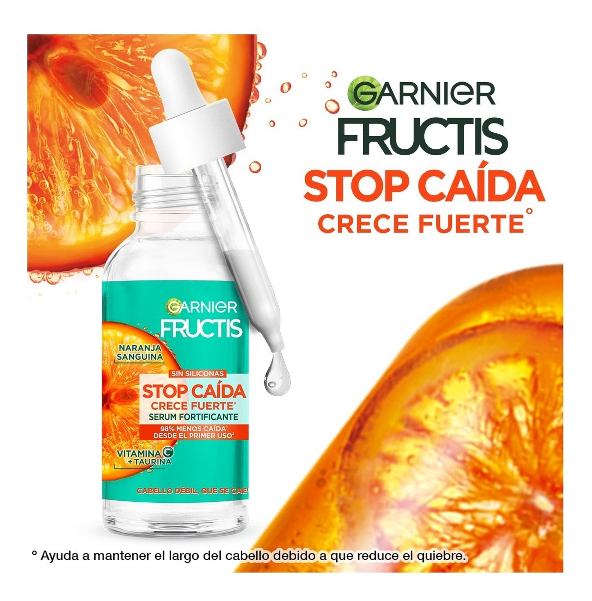Sérum Capilar Fortificante Garnier Fructis Stop Caída 30 Ml