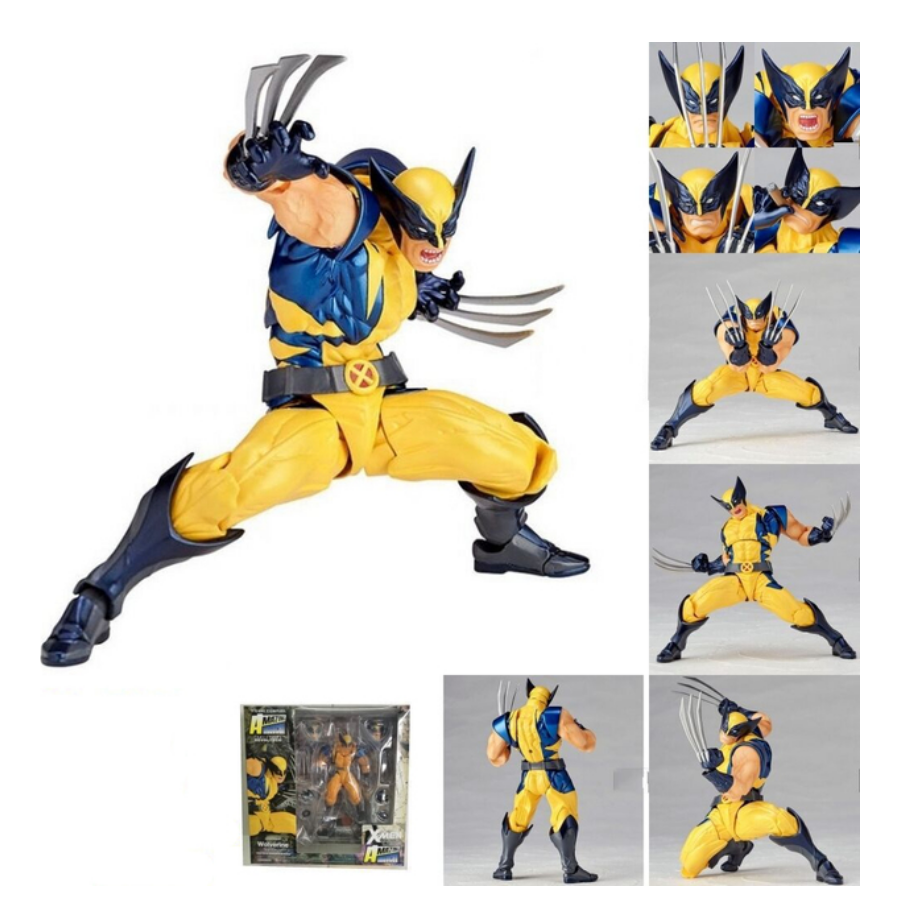 Figura Muñeco Juguete X-men Wolverine Con Caja 14 cm