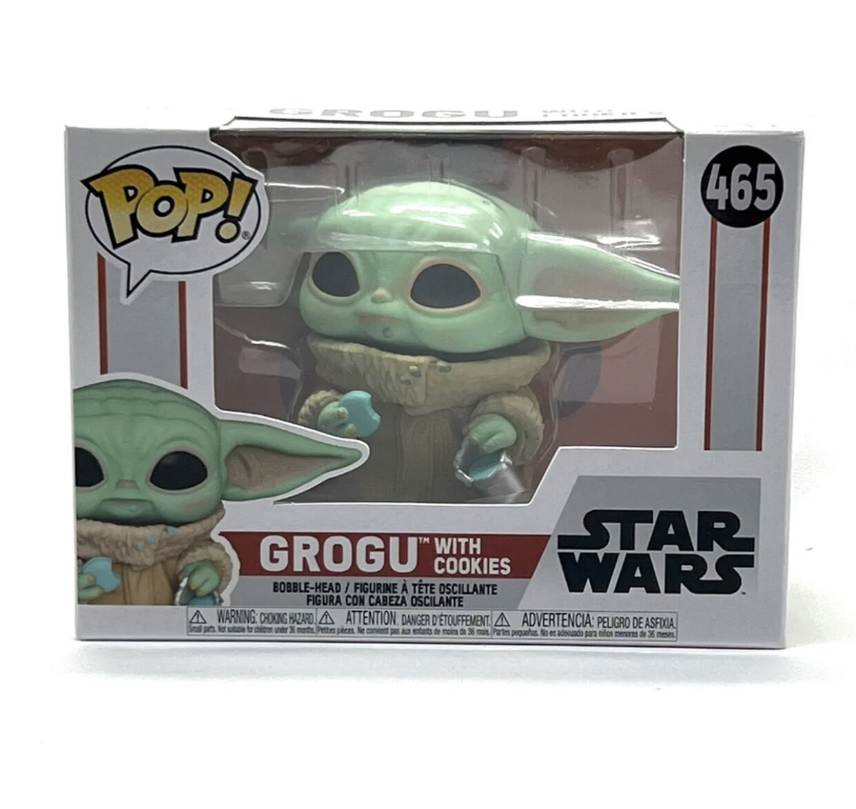 Funko Pop Star Wars The Mandalorian Grogu With Cookies 465 Baby Yoda Galletas