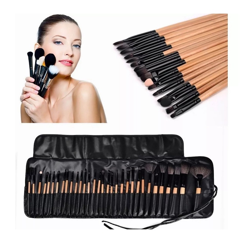 Kit de 32 discount brochas para maquillaje