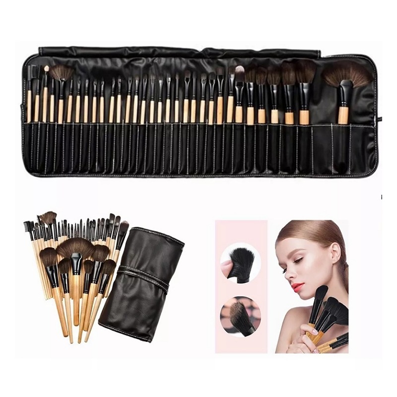 Brochas De Maquillaje Kit 32 Pcs Para Maquillaje Profesional.