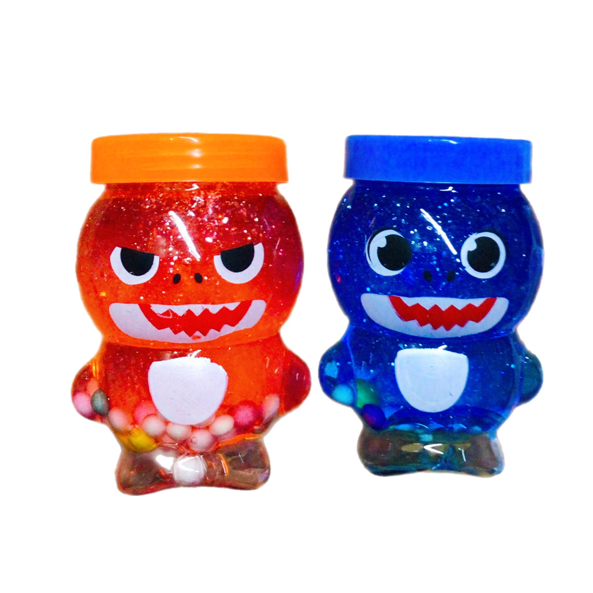 Slime Baby Tiburon Moco Gorila Brillos Caja Con 24pz