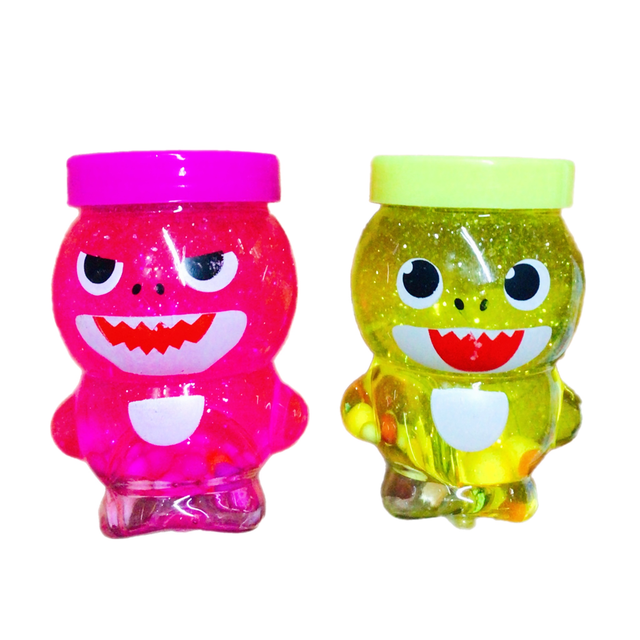 Slime Baby Tiburon Moco Gorila Brillos Caja Con 24pz