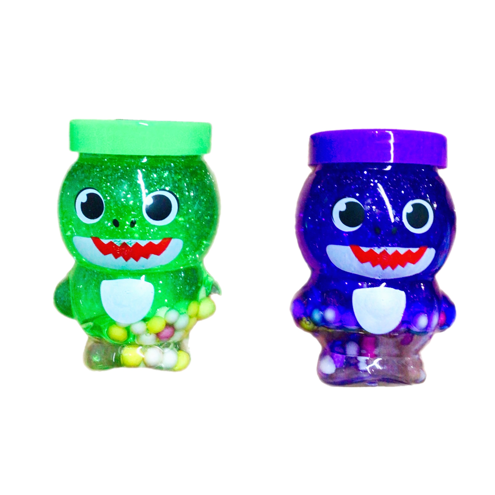 Slime Baby Tiburon Moco Gorila Brillos Caja Con 24pz