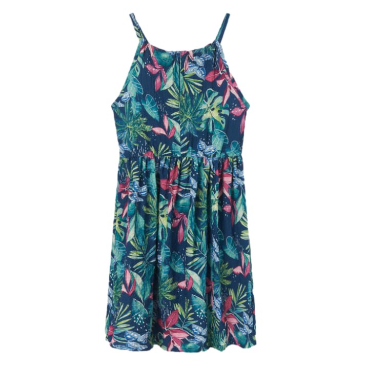 Vestido estampado con detalle cut out para chica marca Mayoral